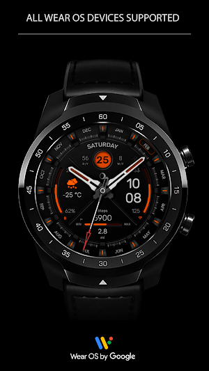 WFP 307 modern watch face Screenshot 3