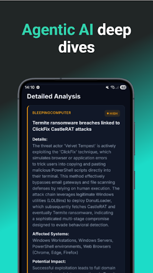 Cyber Pulse: Agentic Intel Screenshot 1