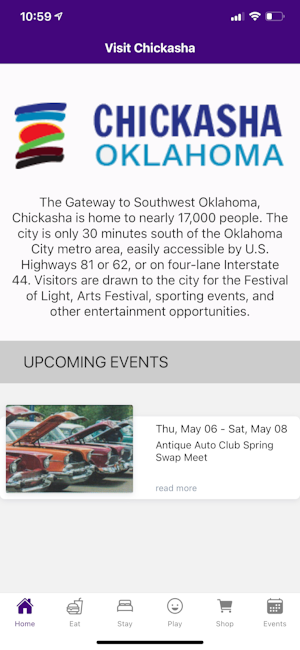 Visit Chickasha Screenshot 0