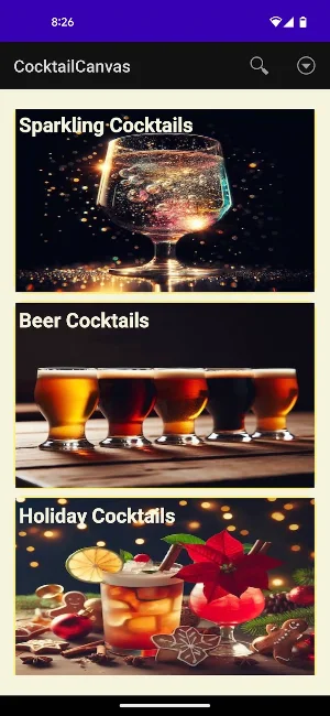 CocktailCanvas Screenshot 2