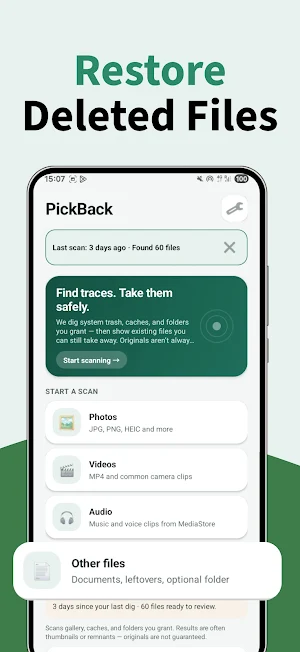 PickBack: Recovery Photo Screenshot 2