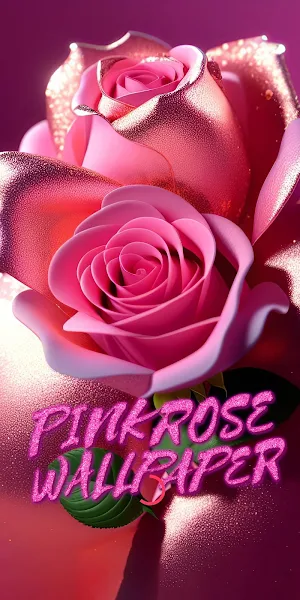 pink rose wallpaper Screenshot 0