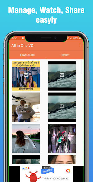 All In One Video Downloader Screenshot 1