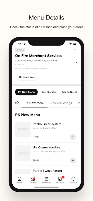 On Fire Merchant Services Screenshot 1