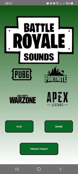 Battle Royale Gaming Sounds Screenshot 0