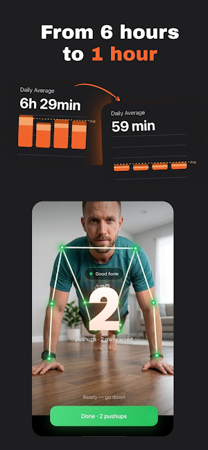 PushPass: Screen Time Blocker Screenshot 1