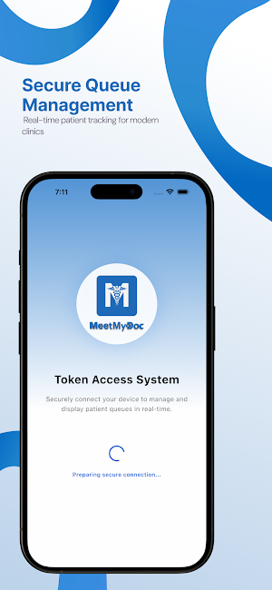 Token Display for MeetMyDoc Screenshot 1