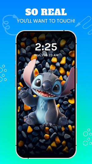 Stitch Cute Live Wallpaper HD Screenshot 3