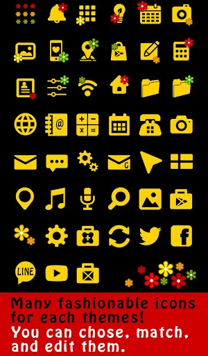 Reggae wallpaper-Peace Flowers Screenshot 3