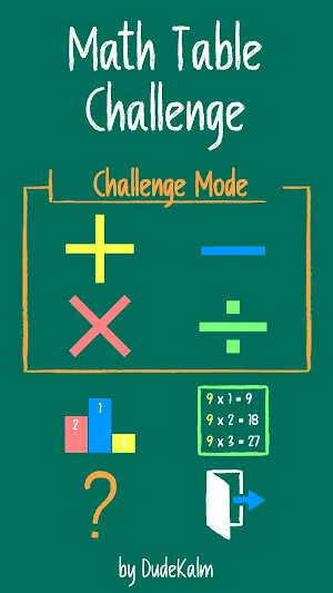 Math Table Challenge Screenshot 0