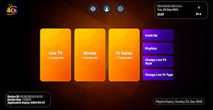 4KPlayz IPTV Player IBO Screenshot 1