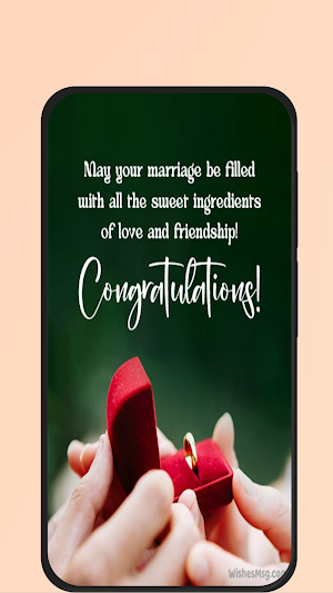 wedding congratulations Screenshot 0