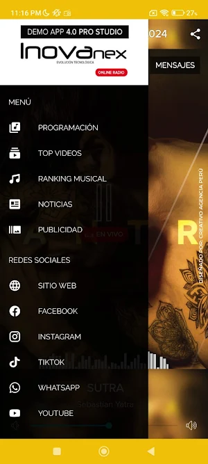Mixx Show Radio (Demo App) Screenshot 2