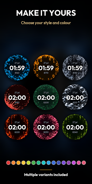 Gouttelette – Water Watch Face Screenshot 1