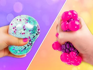 Anti Stress Squishy DIY Slime Ball Toy Screenshot 2