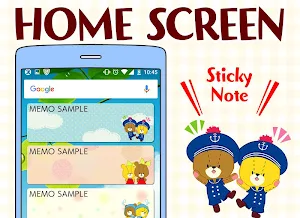 Memo pad TINY TWIN BEARS notes Screenshot 0