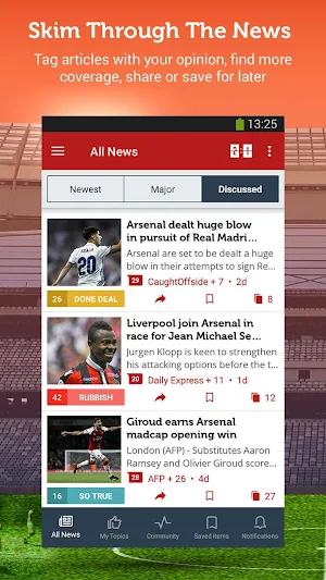 Gunners News Screenshot 2