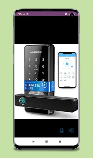 fingerprint door handle guide Screenshot 1