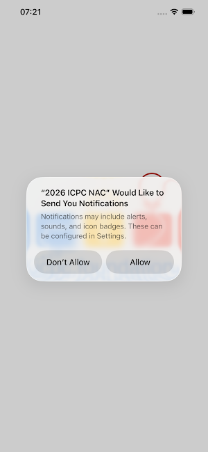 2026 ICPC NAC Screenshot 0