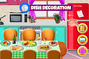 Cute Girl Cleans Dirty Kitchen Screenshot 1