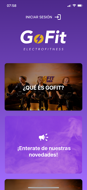 GoFit Electrofitness Screenshot 0