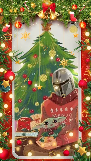 Xmas Superheroes Wallpaper HD Screenshot 0