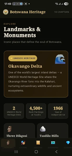 Botswana Heritage Screenshot 0