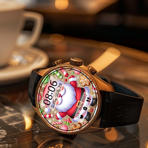 KeyWF52 Santa Claus Watch Face Screenshot 3