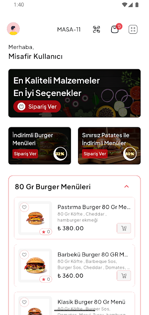 Papyon Burger Screenshot 2