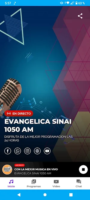 RADIO SINAI EL SALVADOR Screenshot 0