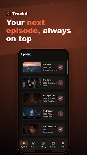 Trackd: TV Shows & Movies Screenshot 0