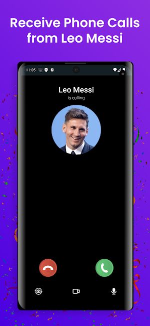 Lionel Messi Fake Video Call Screenshot 0