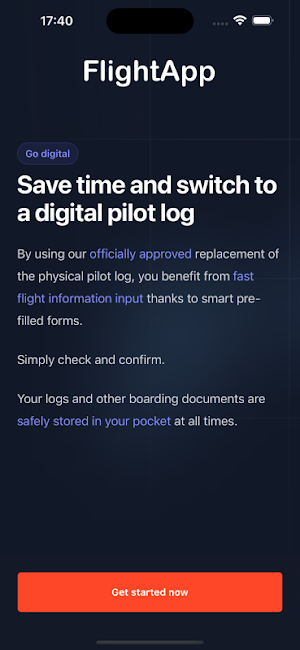 Flight App Screenshot 1