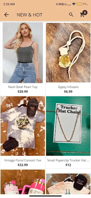 Roaming Gypsy Boutique Screenshot 2