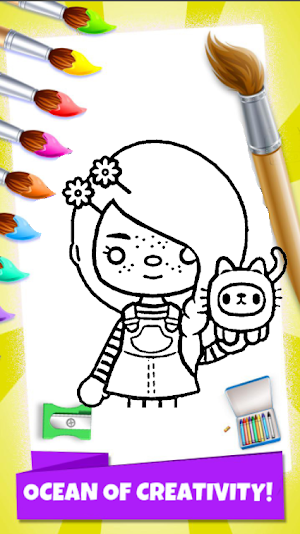 Tocalife Toca Boca Coloring Screenshot 1