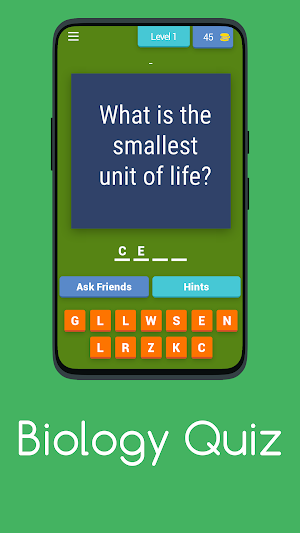 Biology Quiz Screenshot 0