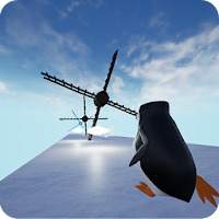 Penguin Run In The Snow