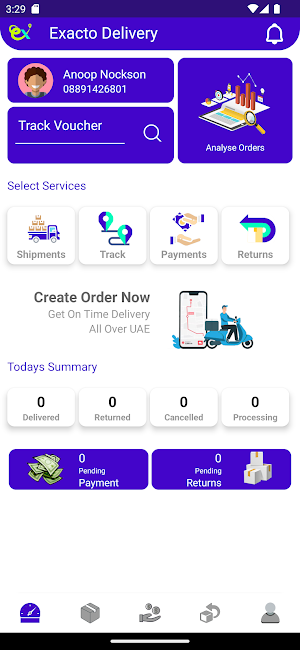 Exacto Delivery Services Screenshot 0
