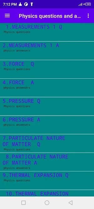 Physics: questions and answers Screenshot 0