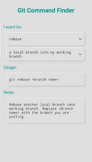 Git Command Finder Screenshot 3