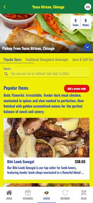 Yassa African Restaurant Screenshot 3