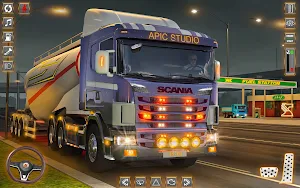 Euro Oil Tanker Truck Games 3D Screenshot 2