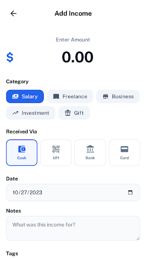 Paylio - Budget + EMI Tracker Screenshot 1
