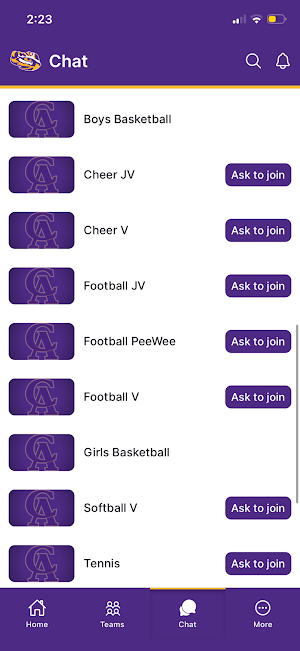 Centreville Academy Athletics Screenshot 2