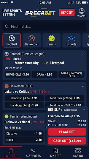 Soccabet Screenshot 3