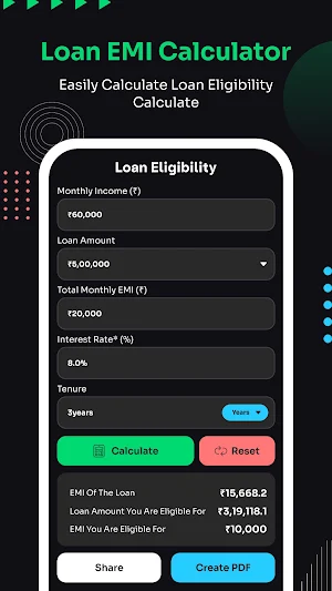 Instant Loan EMI Calculator Screenshot 0