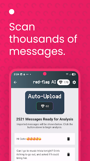 red-flag AI: Chat Analysis Screenshot 2