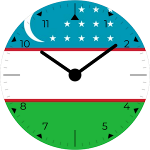 Uzbekistan Analog Watch Face Screenshot 3