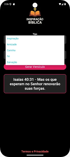 Inspiração Bíblica Screenshot 2