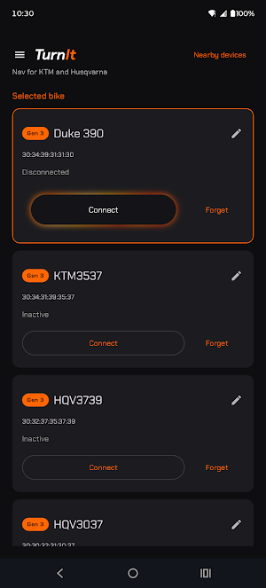 TurnIt: Navigation for KTM Screenshot 0